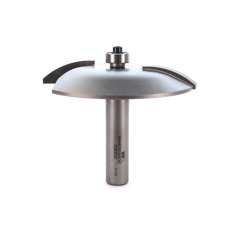 5900E 2-Wing Large Raised Panel Router Bit 3-1/4" D, Cove